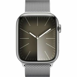 Apple Watch Series 9 GPS + Cellular - 45 mm - Caja de acero plateada - Brazalete Milanese Loop plateado