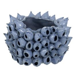 Jarrón Azul Cerámica Decoración 36,50 X 35,50 X 24 cm Precio: 153.0045. SKU: B1FPYQLEJN