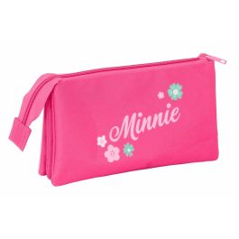 Safta Portatodo Triple Minnie Mouse 22x12x3cm