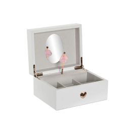 DKD Home Decor Joyero Romantico Blanco 14 x 9.5 x 18 cm Precio: 27.89000027. SKU: B1KPE4585N