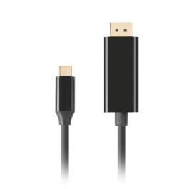 Lanberg CA-CMDP-10CU-0005-BK adaptador de cable de vídeo 0,5 m USB Tipo C DisplayPort Negro