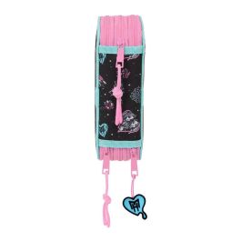 Safta Plumier Escolar Triple Cremallera 37 Piezas Monster High 195x125x55 mm