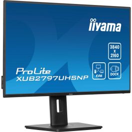 iiyama XUB2797UHSNP-B1 Monitor 27" 4K UHD IPS 60Hz 4ms HDMI DP USB-C KVM Pivot Altavoces Negro