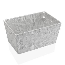 Cesta Grande Blanca Puntos Versa 20X15CM (4 Unidades) Cesta Grande Blanca Puntos Versa 20X15CM (4 Unidades)