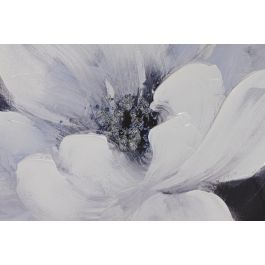 DKD Home Decor Cuadro Tradicional Lienzo MDF Blanco Negro 3 x 60 x 90 cm (2 Unidades)