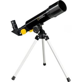 National Geographic Kit Telescopio Refractor 50mm (18-29x) + Microscopio Infantil (40-640x) con 3 Objetivos LED