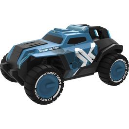 Silverlit SIL1735716038405 Coche teledirigido Shooting Car 24 Ghz, Escala 1:14, Lanza Misiles, Color Rojo, 27 cm, +5 Años