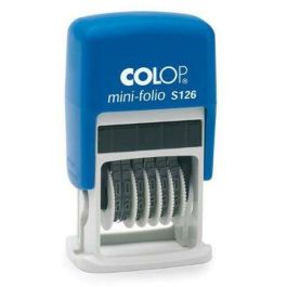 Sello Colop S 126 Azul Blanco Negro Precio: 7.90000046. SKU: B1AJC2SERS