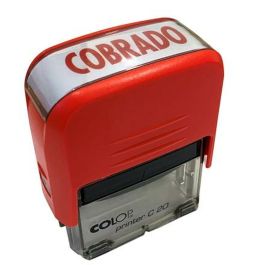 Colop Sello Printer C20 Formula " Cobrado " Almohadilla E-20 14x38 mm Rojo Precio: 5.98999973. SKU: B1243EEV26