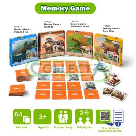 Juego De Memoria - Mundo Prehistórico - 84236 - Collecta Precio: 8.954. SKU: B1GWTPATRR