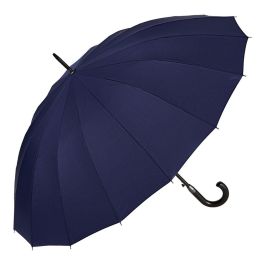Paraguas automático eje metal 16 varillas ø130cm puño plastico clima colores / modelos surtidos