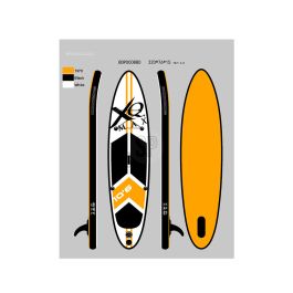 Tabla paddle surf naranja hinchable con remo, inflador y bolsa 320x76x15cm Precio: 384.95000016. SKU: B1JDPG2LPY
