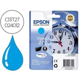 Ink-Jet Epson 27 Wf3620 - 7110 - 7610 - 7620 Cyan 300 Pag