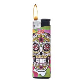 Encendedor electronico recargable modelo skull euro/u