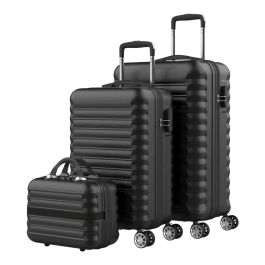 Set de maletas 3 piezas negro upfly 53cm,63c y,31cm 1200497 numada Precio: 99.95000026. SKU: B17Z5HQBX7