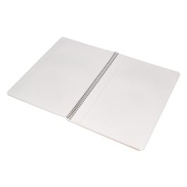 Cuaderno Espiral Liderpapel Folio Ecouse Tapa Cartulina Kraft 80H Papel Reciclado 80 gr Cuadro 4 mm Con Margen 8 unidades