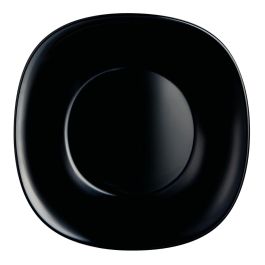 Plato Hondo Vidrio Carine Negro Luminarc 23,5 cm
