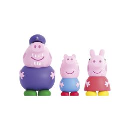 Peppa Pig: 3 Figuras De Baño (Peppa, George Y Abuelo)