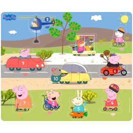 Peppa Pig: Puzzle De Madera Números