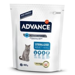 Advance feline adult sterilized pavo 400 gr pvp 4,49€(ndr) Precio: 4.4999999. SKU: B13MSTY69J