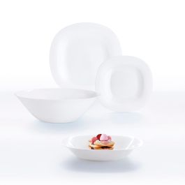 Vajilla Opal Carine Blanco Luminarc 19 Piezas - 6 Personas Vajilla Opal Carine Blanco Luminarc 19 Piezas - 6 Personas