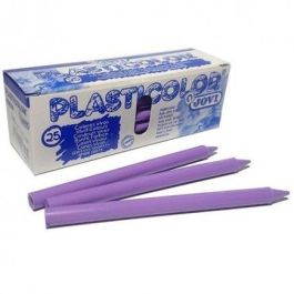 Jovi Ceras Plásticas Plasticolor Unicolor Lila. Caja 25 Lápices Crayons Resistentes para Niños +3 Años. Acabado Brillante, No Manchan. Precio: 3.78999951. SKU: B16D9SMEX4