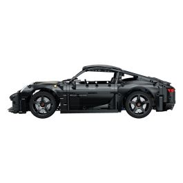 Cada Ruf GT Escala 1:10 Negro Mate – Maqueta de Coche para Montar con 1655 Piezas, Kit de Construcción Deqube