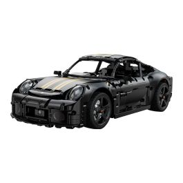 Cada Ruf GT Escala 1:10 Negro Mate – Maqueta de Coche para Montar con 1655 Piezas, Kit de Construcción Deqube