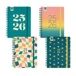 Agenda Escolar (2025-26) Finocam Catalan Cosmo Wire-O Tapa Extra S/V Apais. 4º 155X212 Con Goma Assortiment Pack De 4 Precio: 41.59000021. SKU: B153JDK2YH