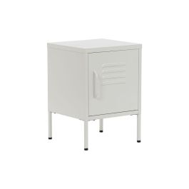 Mesita De Noche Vintage DKD Home Decor Blanco 35 x 51 x 35 cm