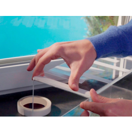 Q-connect Cinta Adhesiva Doble Cara Transparente 10 mt x 12 mm en Portarrollos