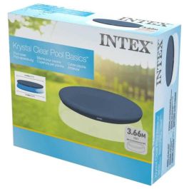 Intex Cubrepiscinas Redondo Easy Set 366 cm PVC/PE para Piscinas Desmontables