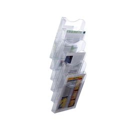 Archivo 2000 Expositor Mural Archiplay 6 Compartimentos Din A4 Vertical 190x235x685 mm Cristal Transparente