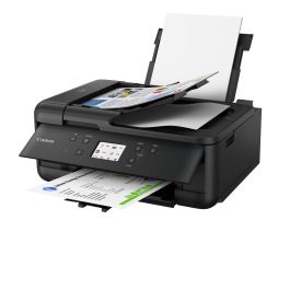 Canon TR7650 Impresora Multifunción 4 en 1 Inyección Color Wi-Fi ADF Dúplex Fax 5 Tintas Pantalla Táctil Oficina Hogar