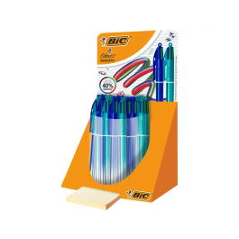 Bic Bolígrafo 4 Colores Smooth Retráctil Punta Media 1.0 mm Tinta Fluida Expositor 30 Unidades Colores Surtidos Precio: 154.4999995. SKU: B13YKJVMY9