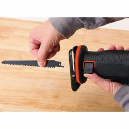 Black & Decker BDCR18N Sierra de sable inalámbrica, hoja de 15 cm. Cortes en madera, metal, plástico y poda; cambio sin herramientas. Black & Decker BDCR18N Sierra de sable inalámbrica, hoja de 15 cm. Cortes en madera, metal, plástico y poda; cambio sin herramientas.