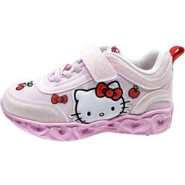 Cerdá T030 Zapatillas Deportivas Niña Hello Kitty con Luces LED, Suela Ligera EVA y diseño Rosa. Talla 30.