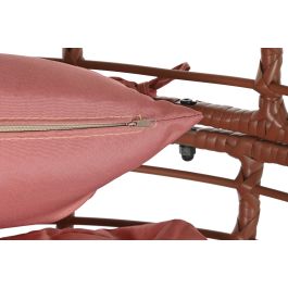 DKD Home Decor Sillón Terraza Y Jardín Terracota Blanco 65 x 151 x 90 cm