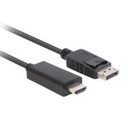 Lanberg CA-DPHD-11CC-0010-BK Cable Adaptador Conversor de Video DisplayPort a HDMI 1 metro, Negro Precio: 8.88999947. SKU: S5621719