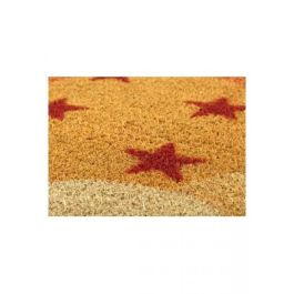 SD Toys Felpudo Redondo Dragon Ball Bola de 4 Estrellas 50x50 cm Fibra de Coco