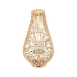 Farol Natural Bambú Cristal 30 x 30 x 55 cm Precio: 38.9899994. SKU: B172EYSEQS