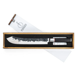 Forged Cuchillo de carnicero FOR8720039623583 - Acero japonés 440C, Mango de madera de Dalbergia, L 25,5 cm