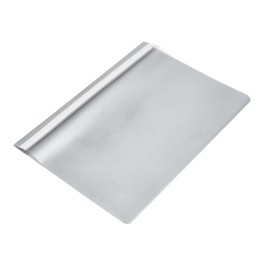 Q-connect Carpeta Dossier Fastener Plástico DIN A4 Gris PVC Transparente Opaca
