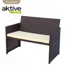 Conjunto de sofá (108x59x76 cm) + 2 sillones (59x76 cm) + mesa (85x45x41 cm) aktive Conjunto de sofá (108x59x76 cm) + 2 sillones (59x76 cm) + mesa (85x45x41 cm) aktive