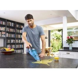 Black+Decker WDC-215-WA Aspirador de mano sin cable 7.2V. Recogetodo Dustbuster aspira líquidos y sólidos con batería de Litio
