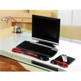 Kensington Alfombrilla para Ratón Duo Gel con Reposamuñecas Negro/Rojo 240x182x25 mm