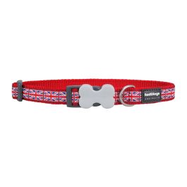 Collar para Perro Red Dingo Union Jack 20-32 cm Rojo