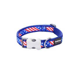 Collar para Perro Red Dingo US Flag 20-32 cm Azul
