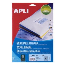 Apli Etiquetas Adhesivas Circulares Ø30 mm Blanco, 1200 Unidades, Compatibles con Inkjet y Láser Apli Etiquetas Adhesivas Circulares Ø30 mm Blanco, 1200 Unidades, Compatibles con Inkjet y Láser Precio: 9.5000004. SKU: S8401013