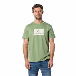 Camiseta de Manga Corta Hombre Rip Curl Hallmark Verde